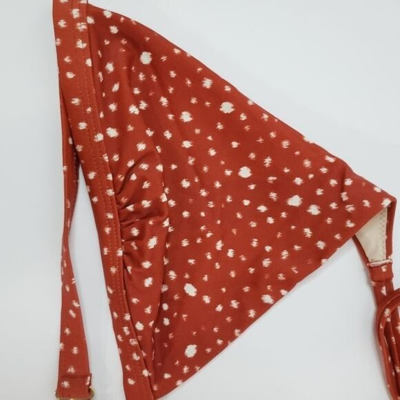 Chelsea28 Red‎ Elevated Triangle Bikini Top - Picture 3 of 8